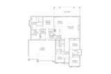 Southwest House Plan - Sedona 86423 - 1st Floor Plan