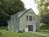 Country House Plan - Slender Oak Barn 74028 - Front Exterior