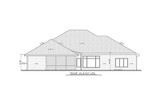 Secondary Image - Craftsman House Plan - Revenna Springs 74296 - Rear Exterior