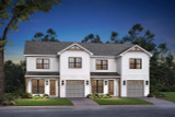 Farmhouse House Plan - Evans Duplex 40115 - Front Exterior