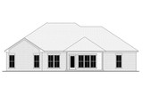 Ranch House Plan - Taylor 48440 - Rear Exterior