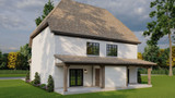 French Country House Plan - McCarroll Street 38216 - Rear Exterior