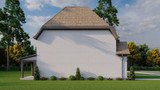 French Country House Plan - McCarroll Street 38216 - Left Exterior