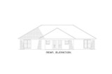 Secondary Image - Traditional House Plan - Cambridge Court 14962 - Rear Exterior