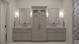 Ranch House Plan - Webster 34009 - Master Bathroom