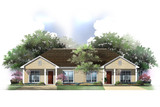 Ranch House Plan - Garett 59321 - Exterior