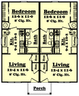 Traditional House Plan - Madison 99864 - 1st Floor Plan