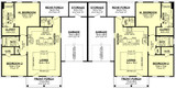 Cottage House Plan - Richburg 87308 - 1st Floor Plan