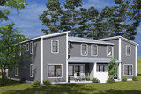 Contemporary House Plan - 90361 - Rear Exterior