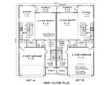 Traditional House Plan - 35587 - 1st Floor Plan