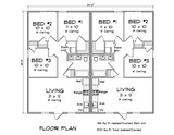 Cottage House Plan - 61185 - 1st Floor Plan