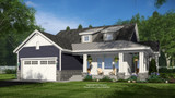 Craftsman House Plan - Appleton 25135 - Right Exterior