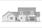 Farmhouse House Plan - Woodside 53393 - Rear Exterior