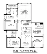 Farmhouse House Plan - 26465 - 2nd Floor Plan