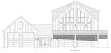 Farmhouse House Plan - Rangeley Lake Pine 84098 - Front Exterior