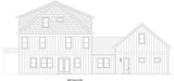 Farmhouse House Plan - Rangeley Lake Pine 84098 - Rear Exterior