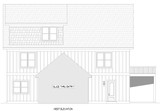 Farmhouse House Plan - Rangeley Lake Pine 84098 - Left Exterior