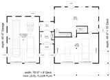Farmhouse House Plan - Rangeley Lake Pine 84098 - 1st Floor Plan