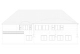 Craftsman House Plan - Wilder 90664 - Rear Exterior
