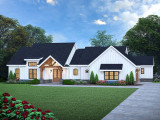 Farmhouse House Plan - Shane's Little Farmhouse 49450 - Front Exterior