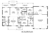 Farmhouse House Plan - 95003 - 1st Floor Plan