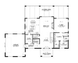 Contemporary House Plan - 84878 - 1st Floor Plan