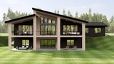 Contemporary House Plan - 84878 - Rear Exterior