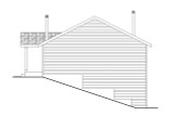 Traditional House Plan - Garage w/Living 76829 - Left Exterior