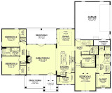 Farmhouse House Plan - Rock Creek 37569 - 1st Floor Plan