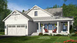 Farmhouse House Plan - Mapleton 18013 - Right Exterior
