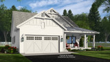 Farmhouse House Plan - Mapleton 18013 - Left Exterior