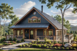 Cottage House Plan - Ashwell 46267 - Front Exterior