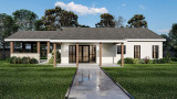 Secondary Image - Country House Plan - Hedges 3 60941 - Rear Exterior