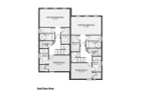Secondary Image - Modern House Plan - Rockaway 47737 - 2nd Floor Plan
