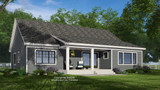 Craftsman House Plan - Hardwick 12216 - Rear Exterior
