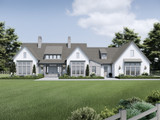 Contemporary House Plan - Midland 14876 - Front Exterior