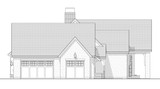 Contemporary House Plan - Midland 14876 - Right Exterior