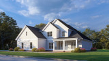 Farmhouse House Plan - White Gables Farm 31596 - Front Exterior