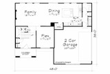 Contemporary House Plan - Edyn 47578 - 1st Floor Plan