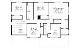Secondary Image - Contemporary House Plan - Edyn 47578 - 2nd Floor Plan