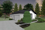 Contemporary House Plan - Xena 38223 - Left Exterior
