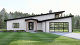 Contemporary House Plan - 40401 - Front Exterior