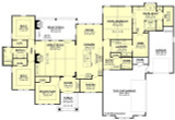 Ranch House Plan - Stillwell Court 77579 - 1st Floor Plan