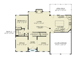 Southern House Plan - Madison 86110 - 1st Floor Plan