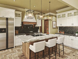 Craftsman House Plan - Silverton Creek Cottage D 24458 - Kitchen
