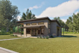 Modern House Plan - Desert Sage 56879 - Front Exterior
