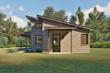 Modern House Plan - Desert Sage 56879 - Right Exterior
