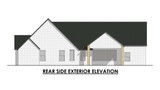 Country House Plan - Fremont - A 99728 - Rear Exterior