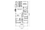 Cottage House Plan - Whistlin' Dixie 68742 - 1st Floor Plan