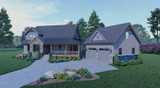 Mountain Rustic House Plan - Mountain Shadows 4.1 64962 - Right Exterior